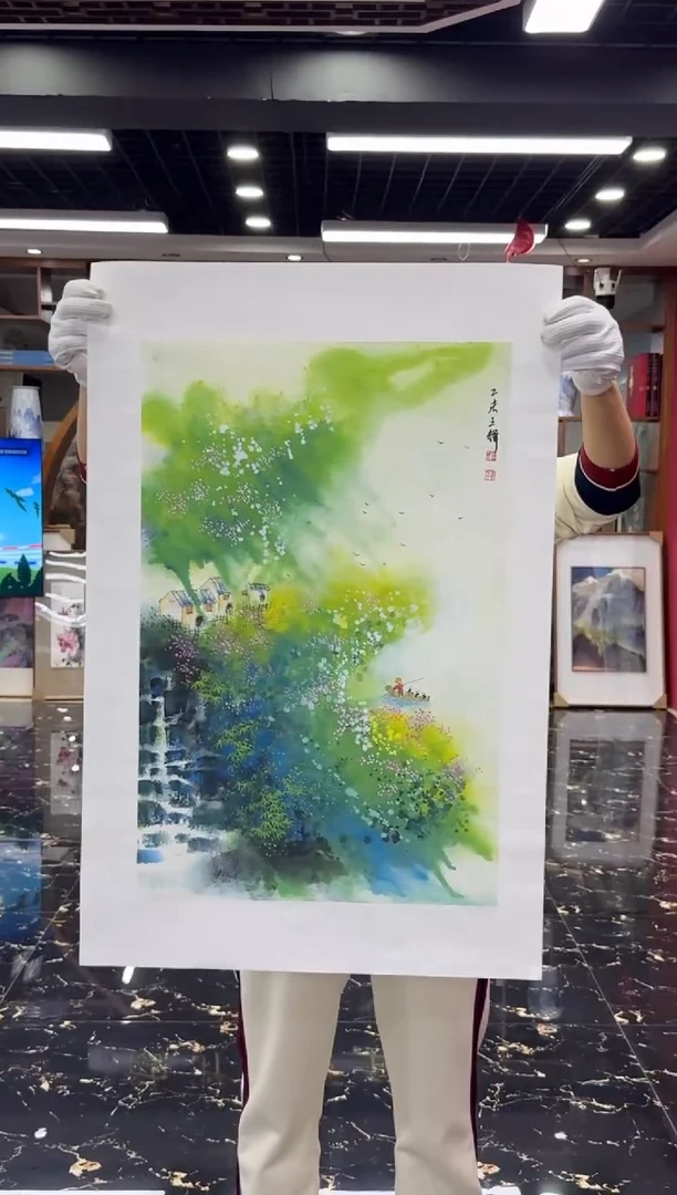 国画国画绘画山水花鸟