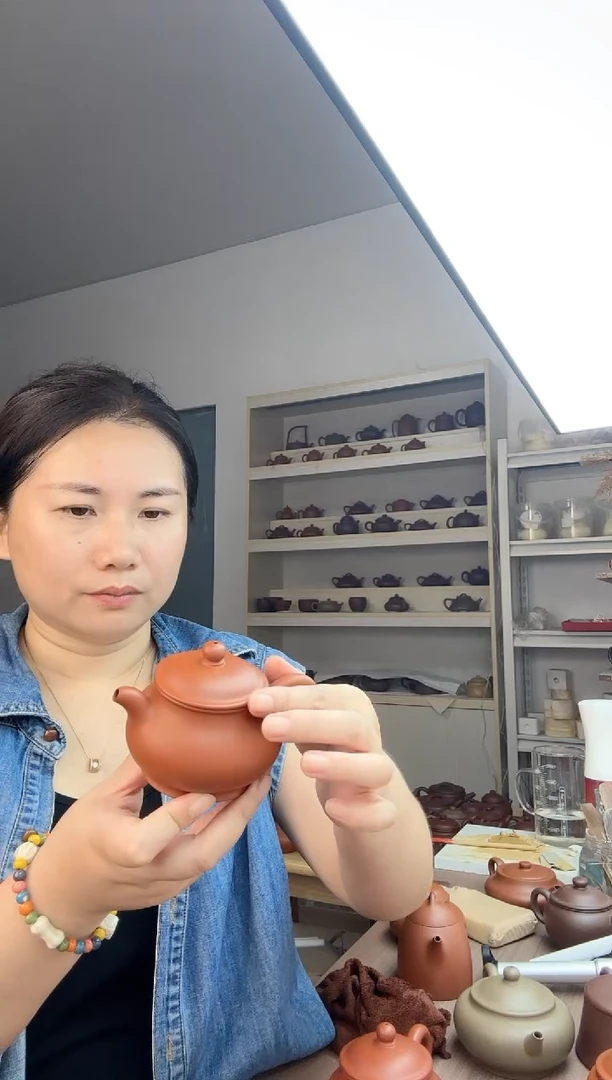 茶壶朱泥潘壶150cc（原矿小煤窑朱泥）
