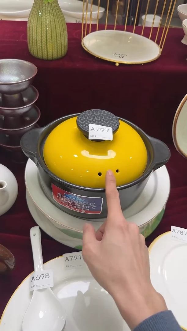 摆件陶A797  仓库清仓微瑕陶瓷餐具（颜色随机）