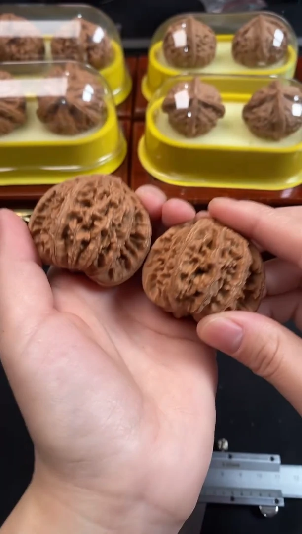 把件文玩核桃白狮子45尺F897