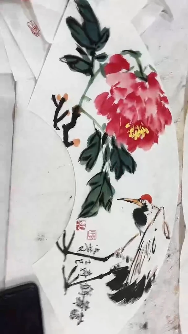 国画李火庆/国画/花鸟