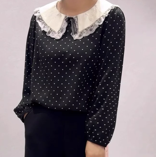 【芮娜依莲】26春季新款高品质轻奢淑女风高版本上衣-1509