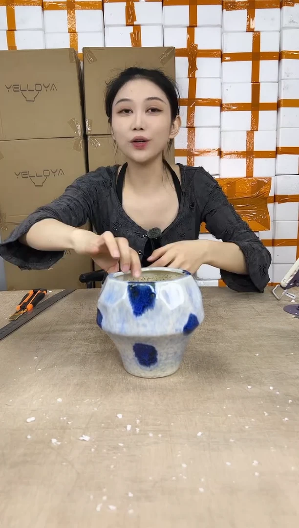 蘑菇刷色蓝13x15