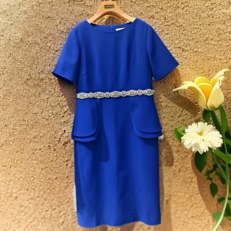 RENIYA原创设计师品牌2025气质优雅时尚连衣裙