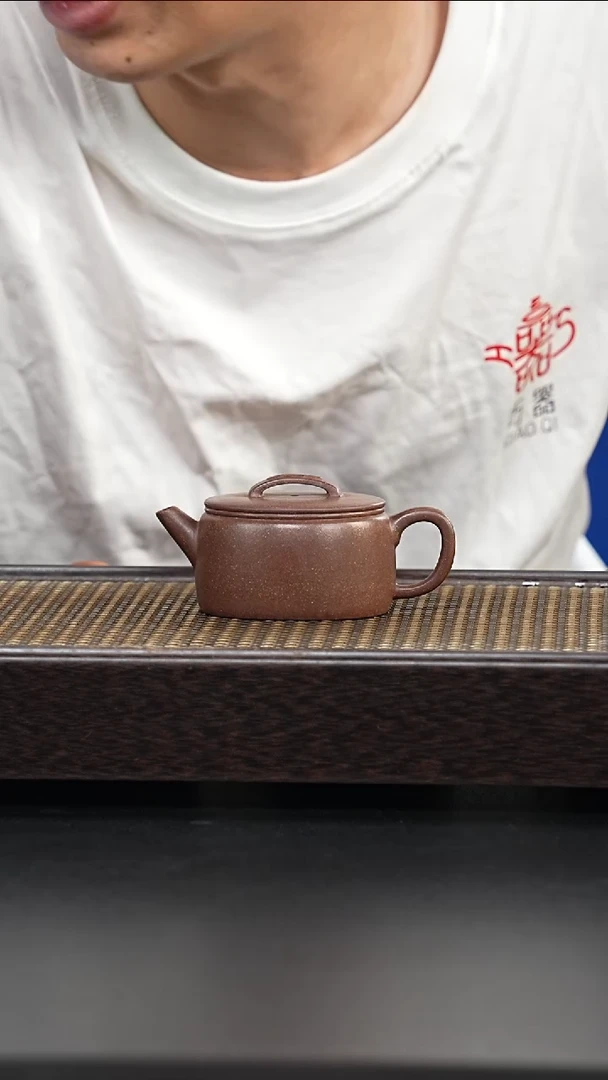 茶壶紫砂全手工千禧紫泥汉瓦（新）