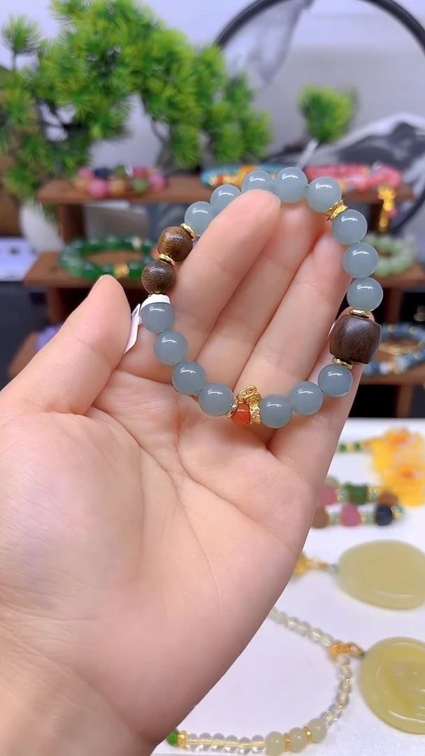 未镶嵌手链翡翠DIY款S723