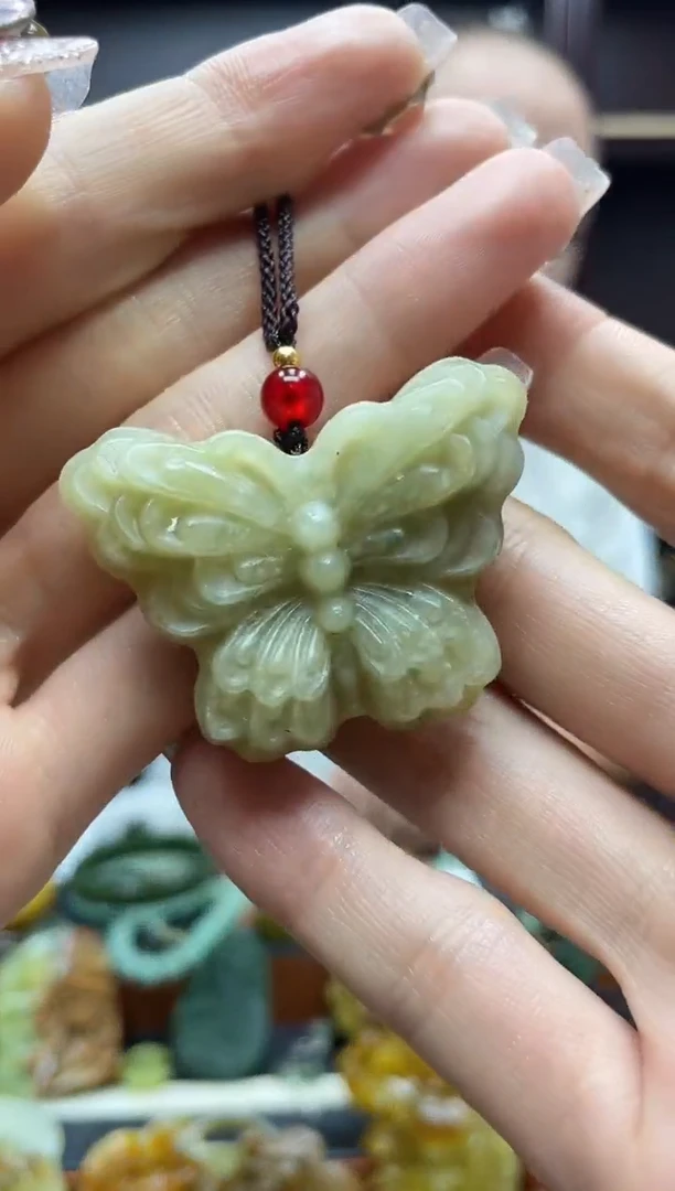 未镶嵌岫玉吊坠·多样性发货拍一发一