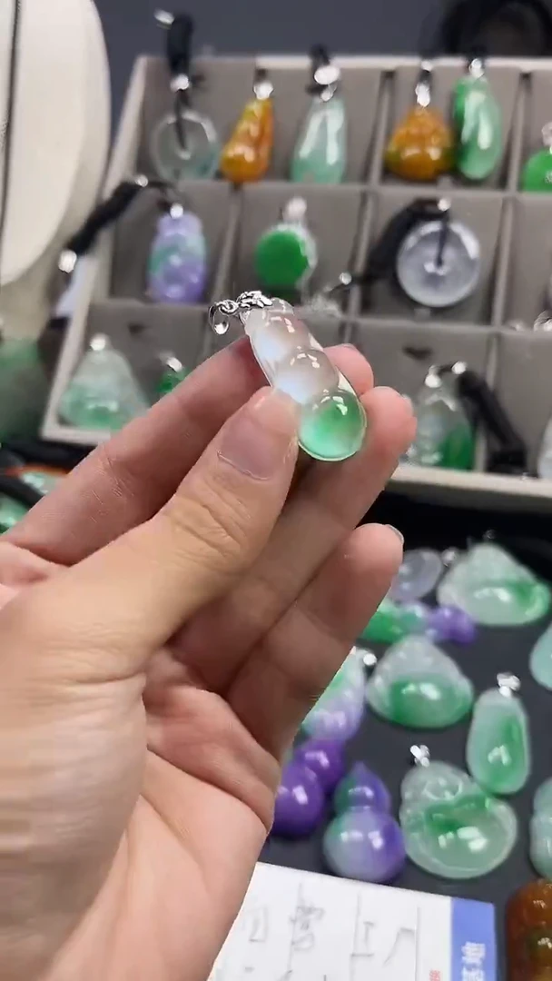 颈饰未镶嵌翡翠  所见即所得 一图一物