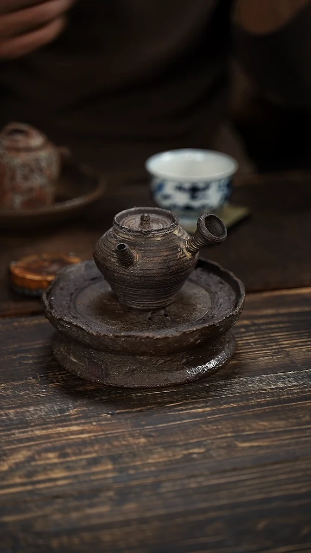 全手工制作 南蛮 侧把壶  125cc