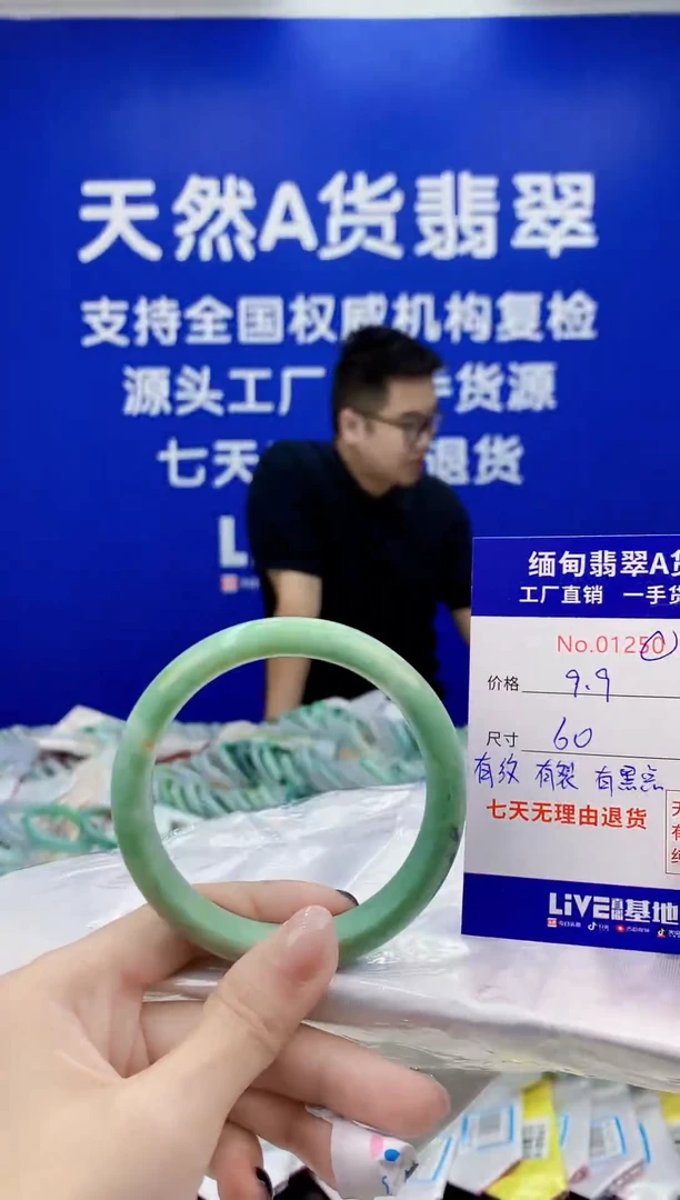 未镶嵌手镯翡翠天然翡翠A货1250