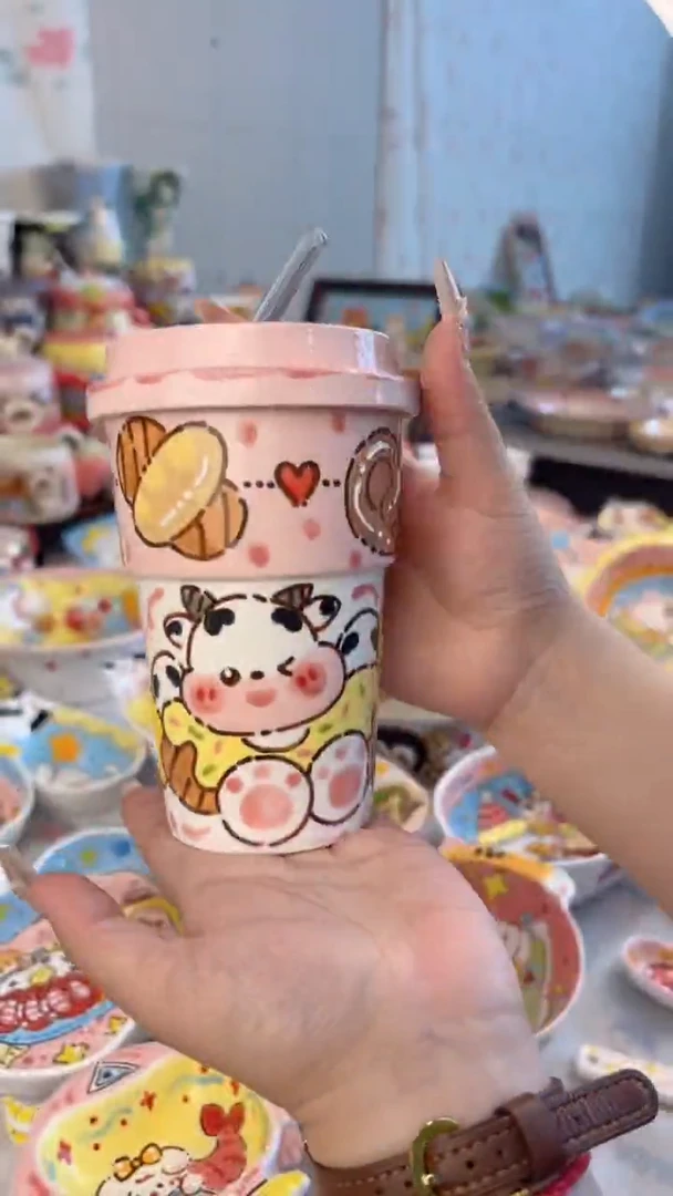 杯子陶景德镇陶瓷微瑕处理