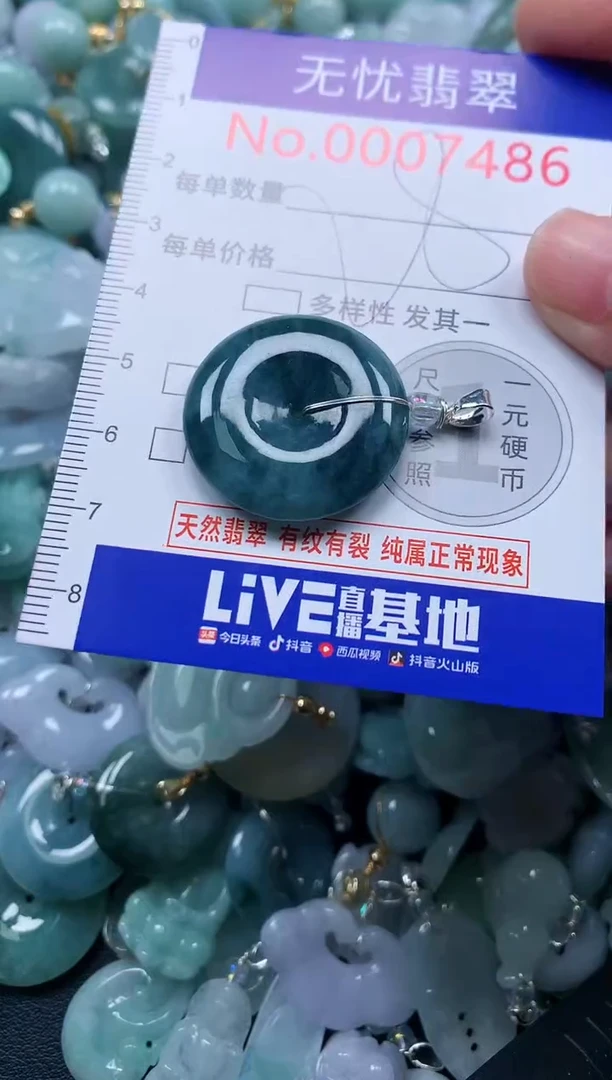 颈饰未镶嵌翡翠7486