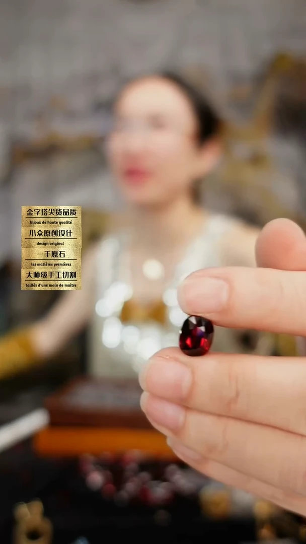 未镶嵌裸石石榴石刻面