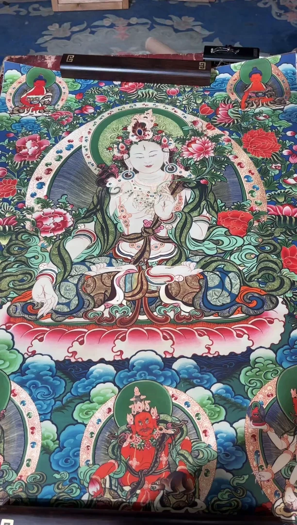 卷轴画龙妹唐卡直播tk16