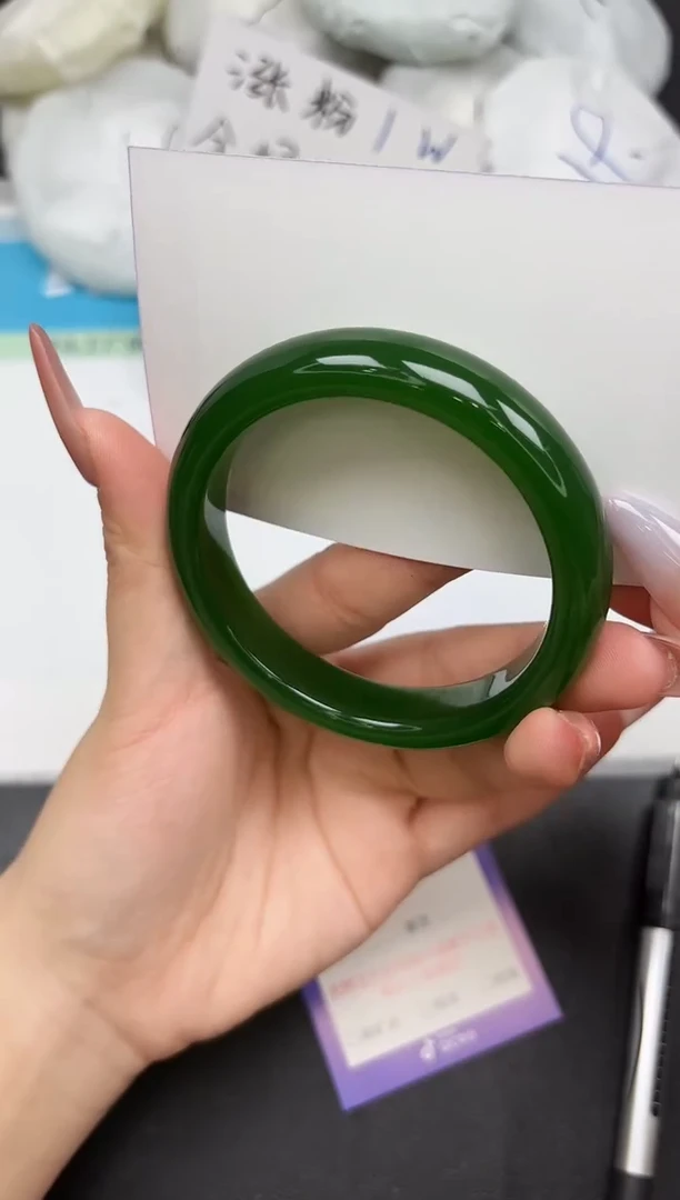 未镶嵌手镯石英质玉41-58.1