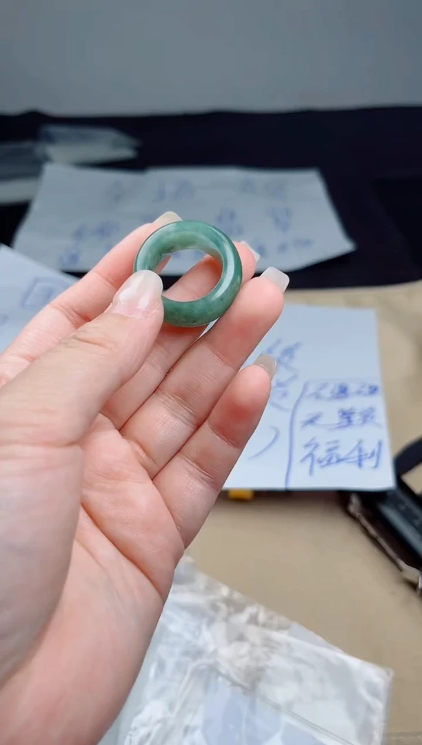 翡翠未镶嵌颈饰戒圈