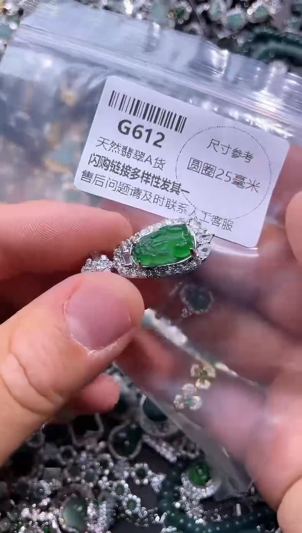 【闪购商品】翡翠颈饰未镶嵌G612吊坠