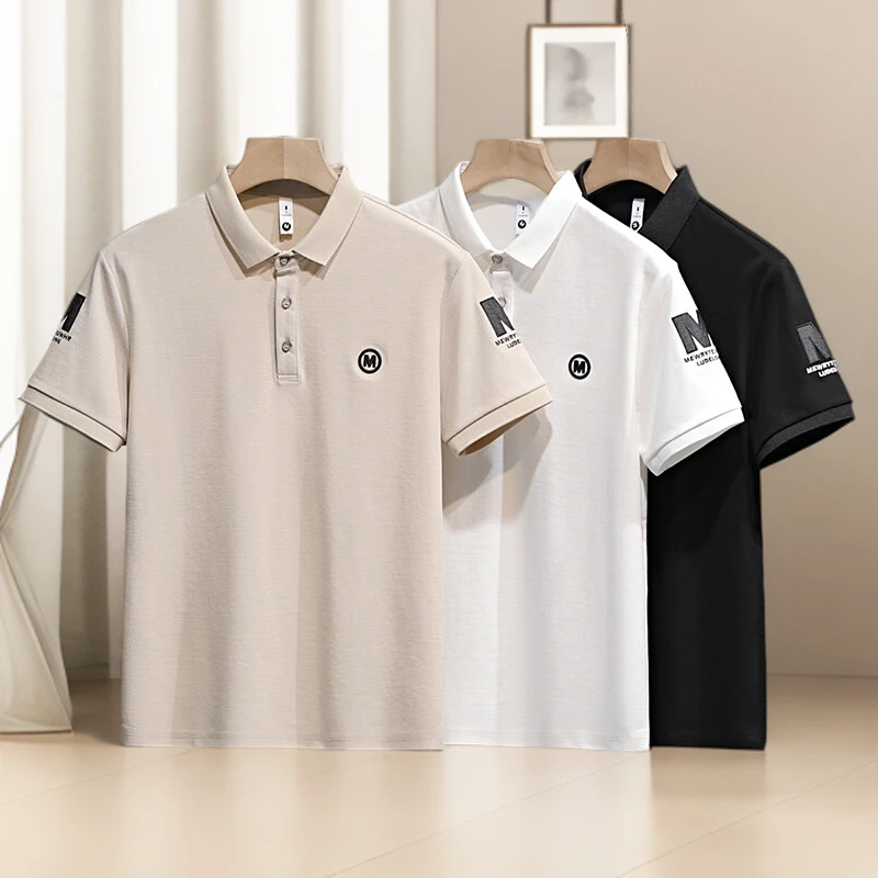 汤米芙兰可男士短袖翻领T恤polo机车风衫夏季潮流百搭运动上衣