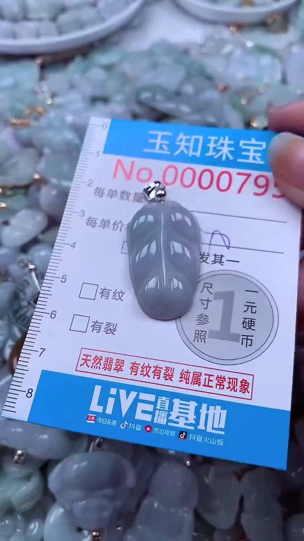 吊坠(不含链)未镶嵌翡翠795