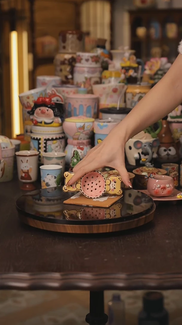 随机一个景德镇釉下彩绘设计师款式陶瓷