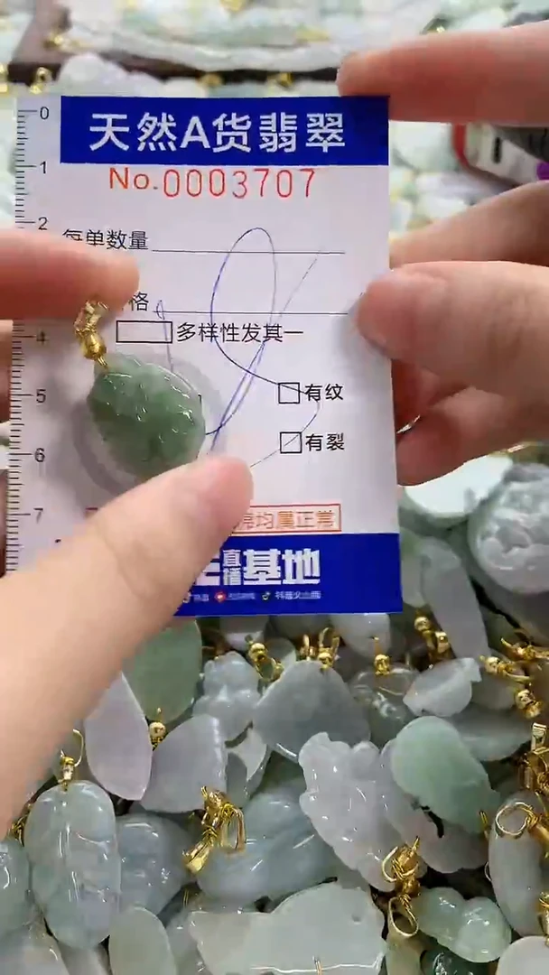 颈饰未镶嵌翡翠天然A货翡翠