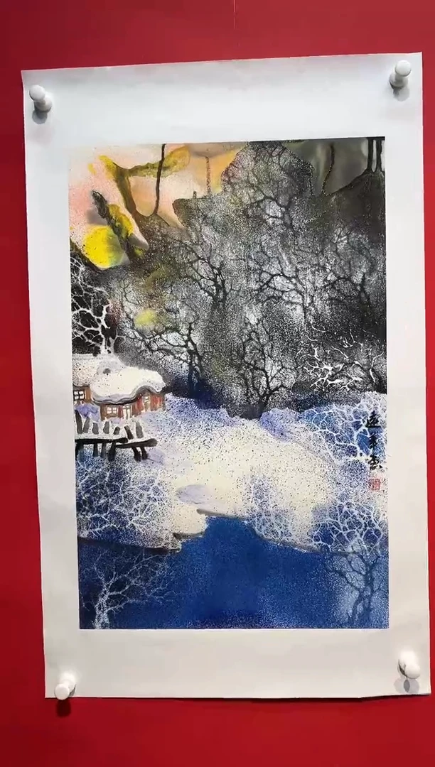 国画画家陆远华纯手绘原作