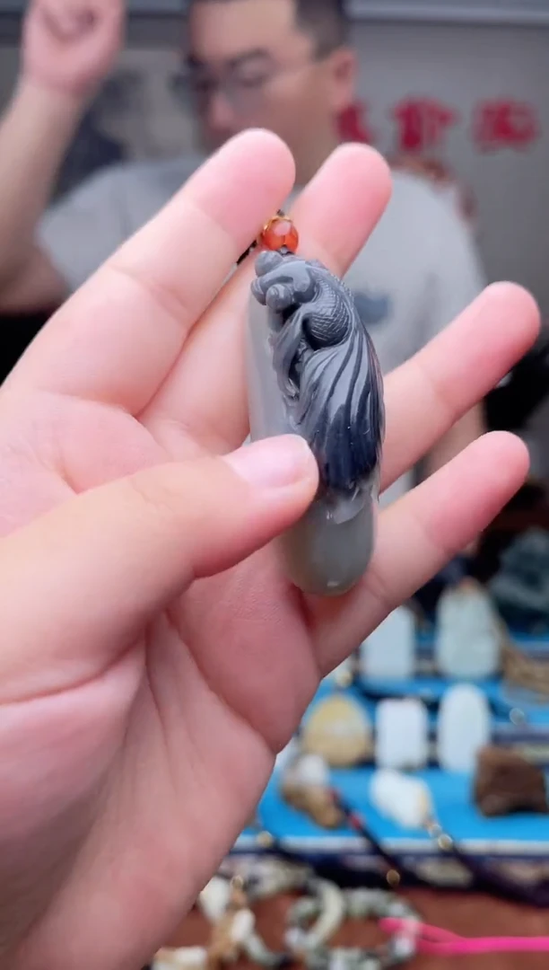 和田玉未镶嵌挂件1