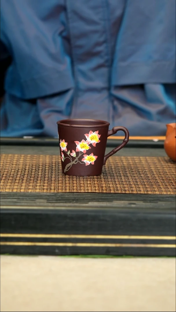 【闪购商品】紫砂茶壶15竹节杯 铃铛花杯