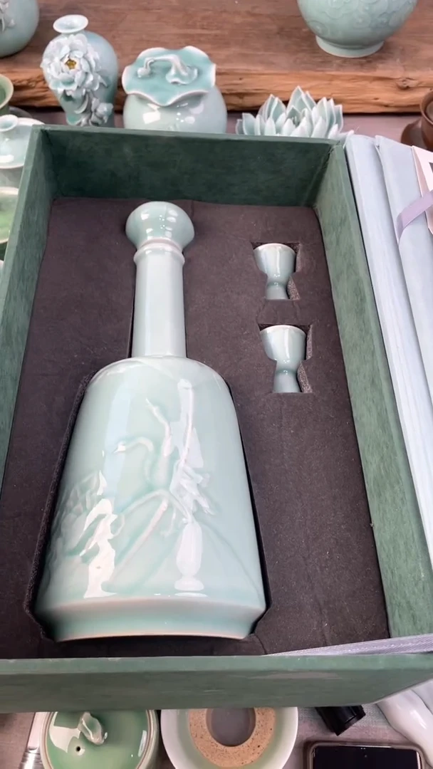 【闪购商品】正品 慧仙青瓷 带礼盒 证书