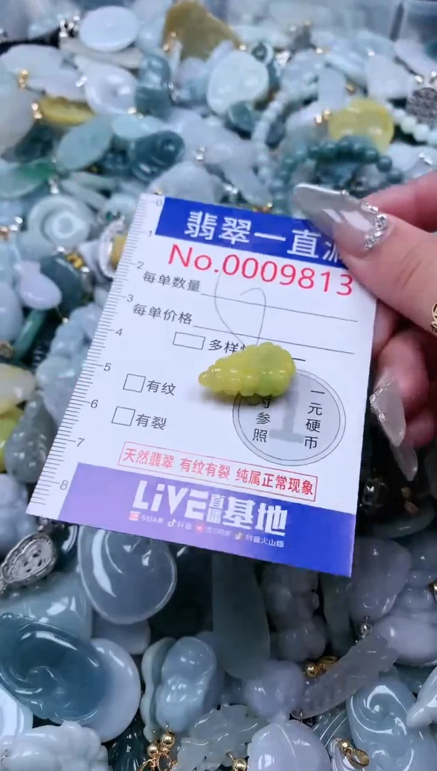 【闪购商品】翡翠吊坠(不含链)未镶嵌9813