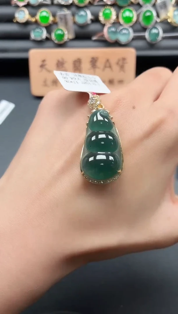 银S925镶嵌戒指翡翠111111