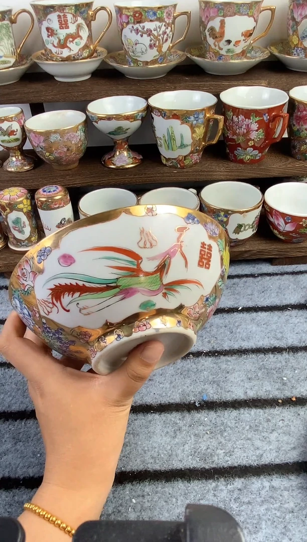 瓷片景德镇窑厂瓷器摆件