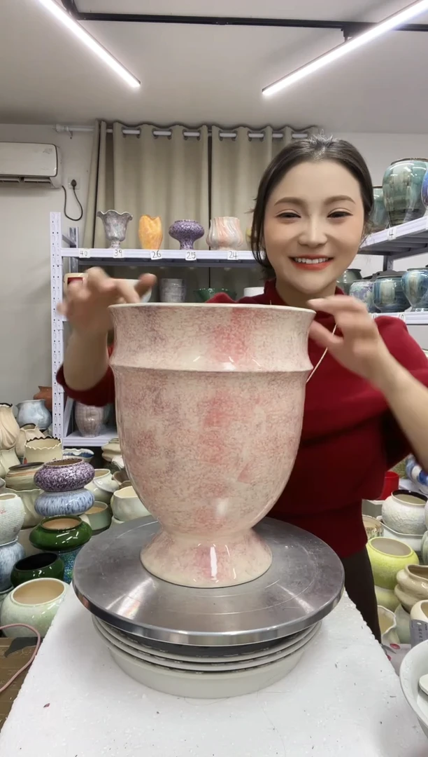 1.4陶瓷花盆直播链接高.    28         口 20