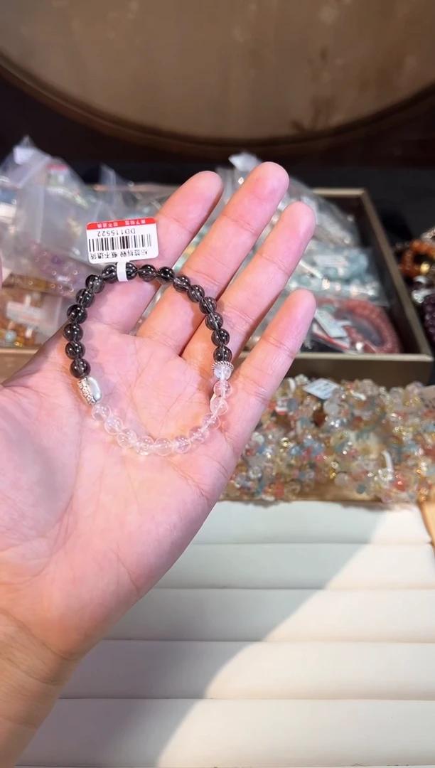 【闪购商品】水晶手串银S925镶嵌e092多样性发货一件