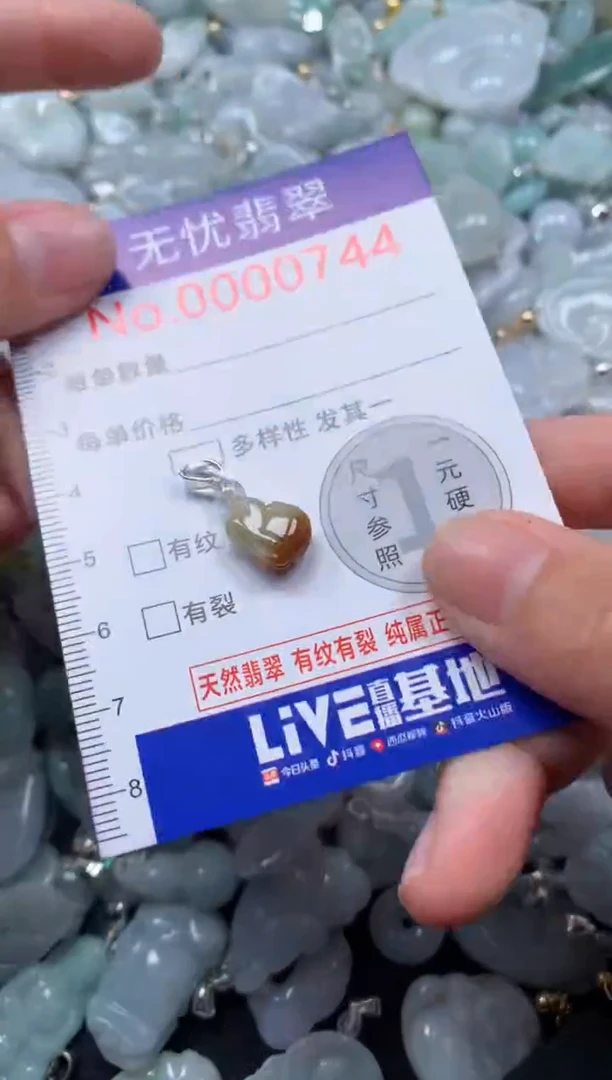 颈饰未镶嵌翡翠744