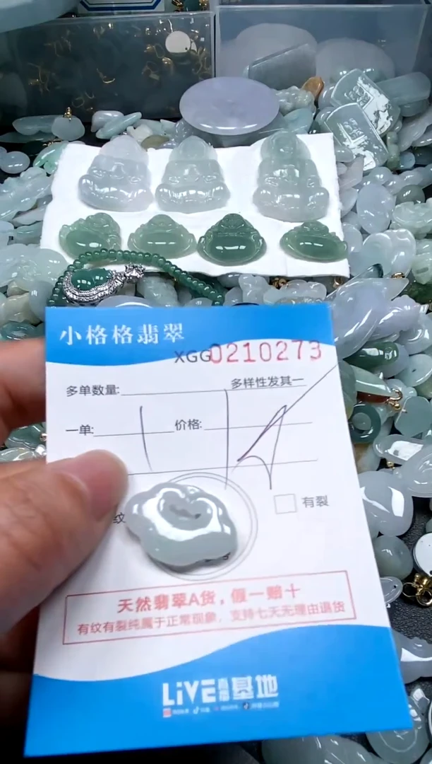 【闪购商品】翡翠颈饰未镶嵌闪购商品0210273