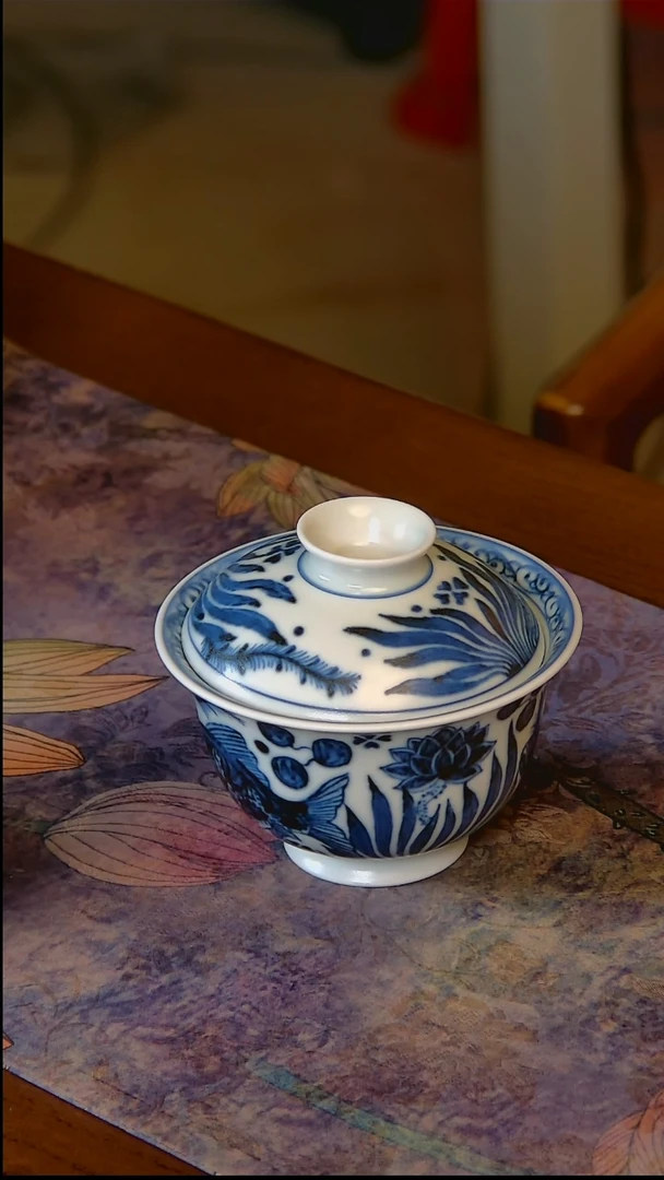杯手工手绘杯杯很美丽