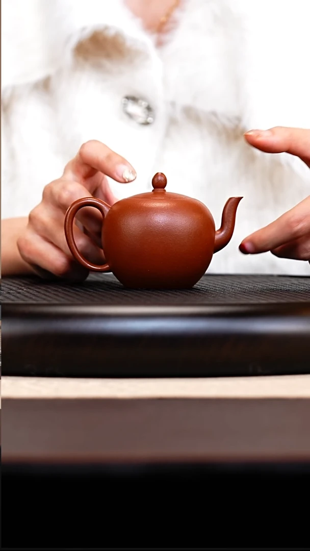 茶壶紫砂朱泥美人肩