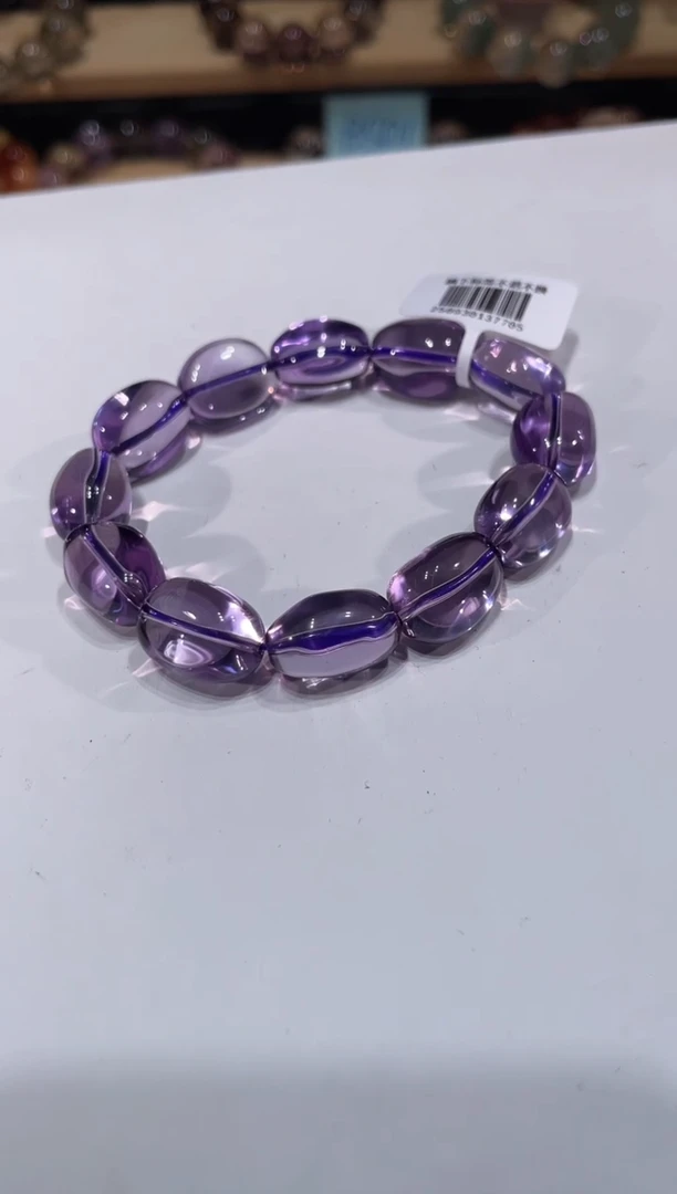 未镶嵌手链水晶zs033紫水晶随型手链