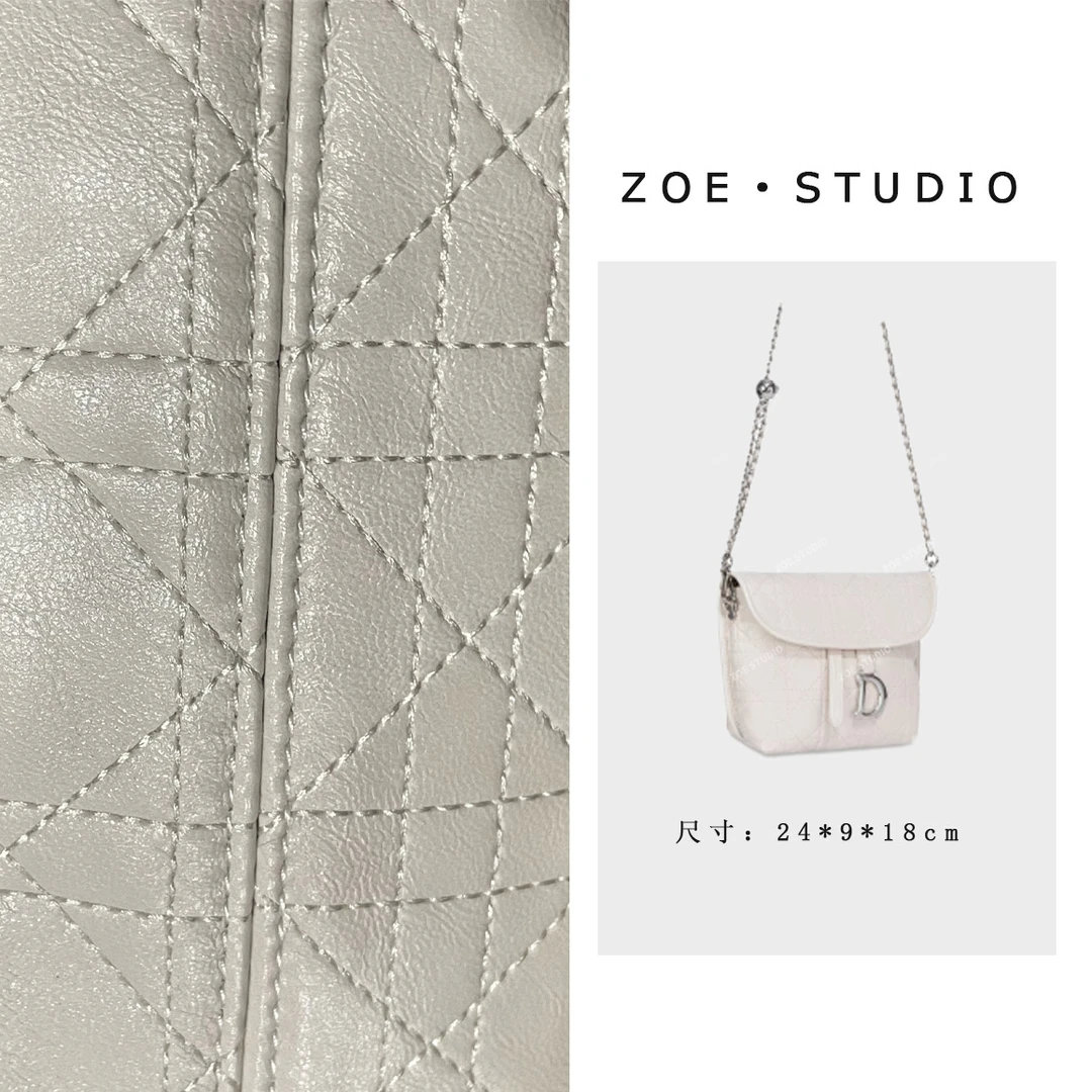 【佐伊甄选】GQ-2996-米杏轻奢女士时尚潮流百搭单肩斜挎包