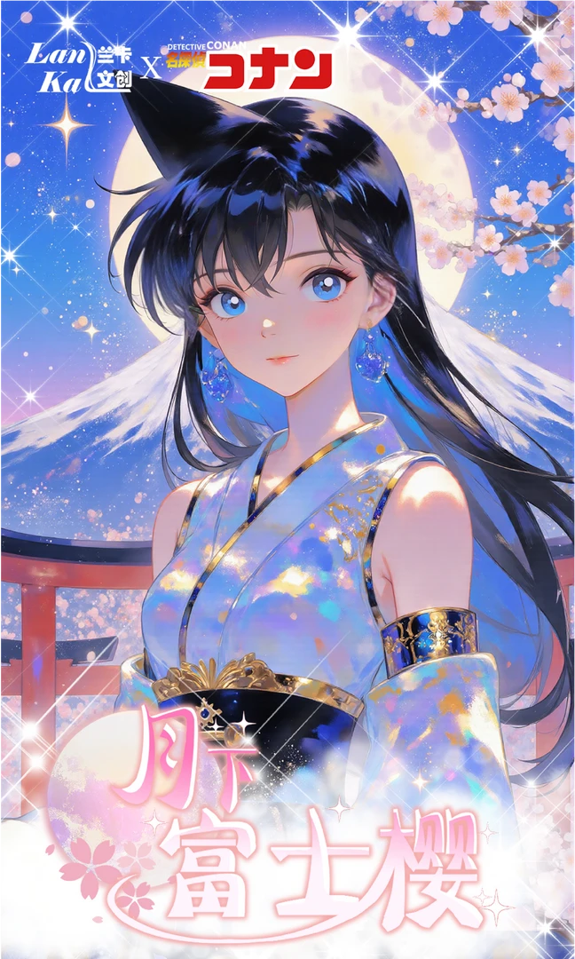 【荣仔】兰卡文创 ×《名侦探柯南》双面滴胶金属卡盲盒代拆