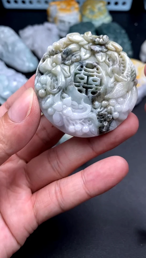吊坠(不含链)未镶嵌翡翠1