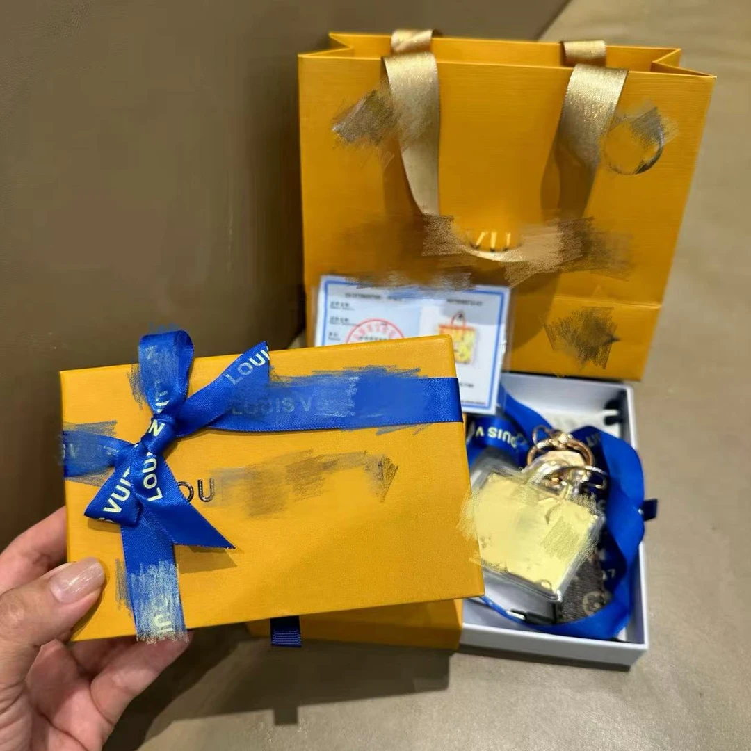 含金工艺品包包钥匙扣双面40mg0.04g礼盒款礼品袋全套女友钥匙扣