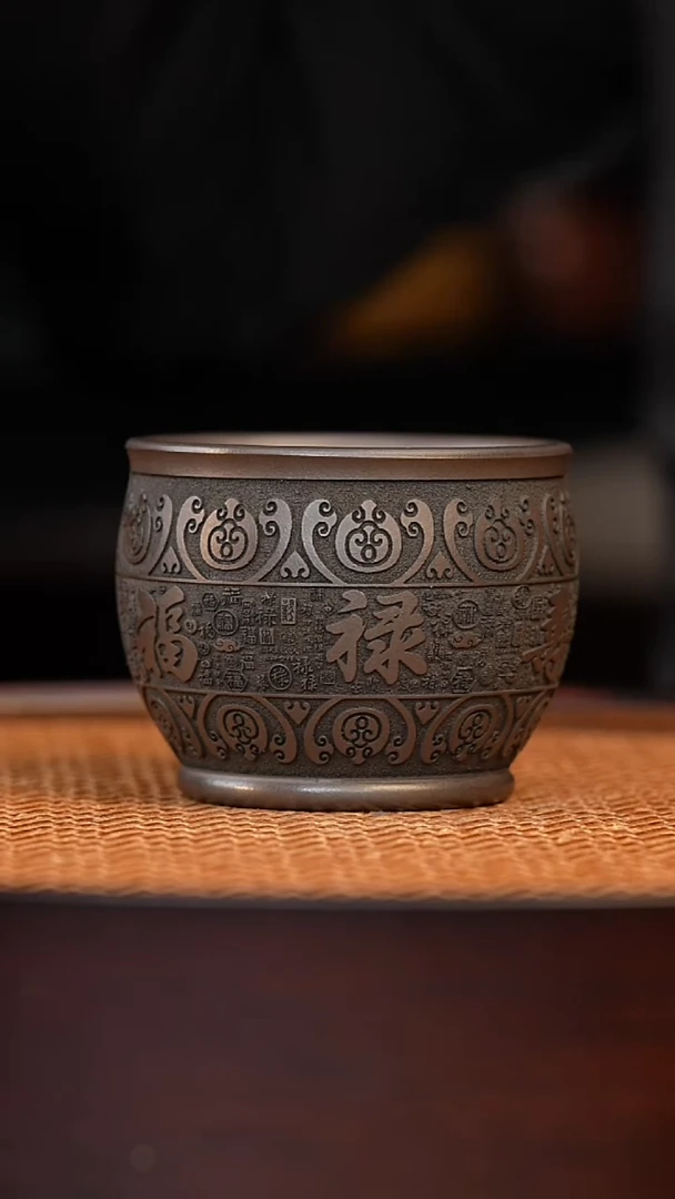 宜兴全手工紫砂杯