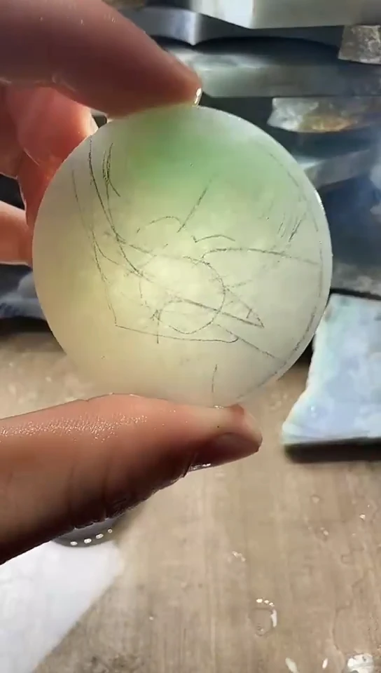 裸石翡翠天然翡翠A货花350