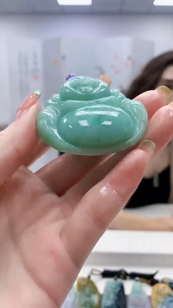 未镶嵌定制翡翠4829ry-毛货挂件100