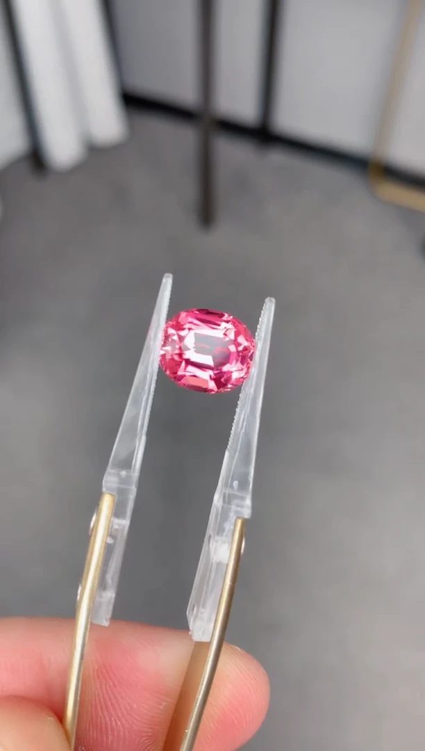 未镶嵌裸石碧玺4.5ct 粉碧玺 定制
