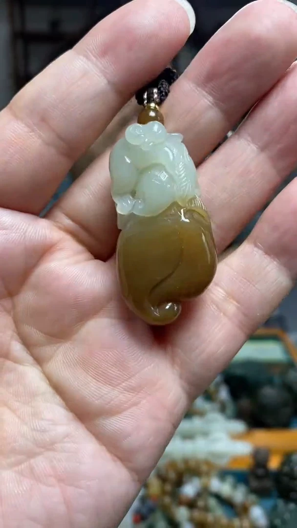 和田玉未镶嵌颈饰36