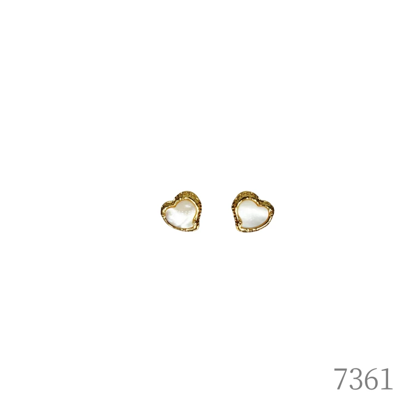 钛钢锆石耳饰 7361-高版精选设计感精致原版饰品