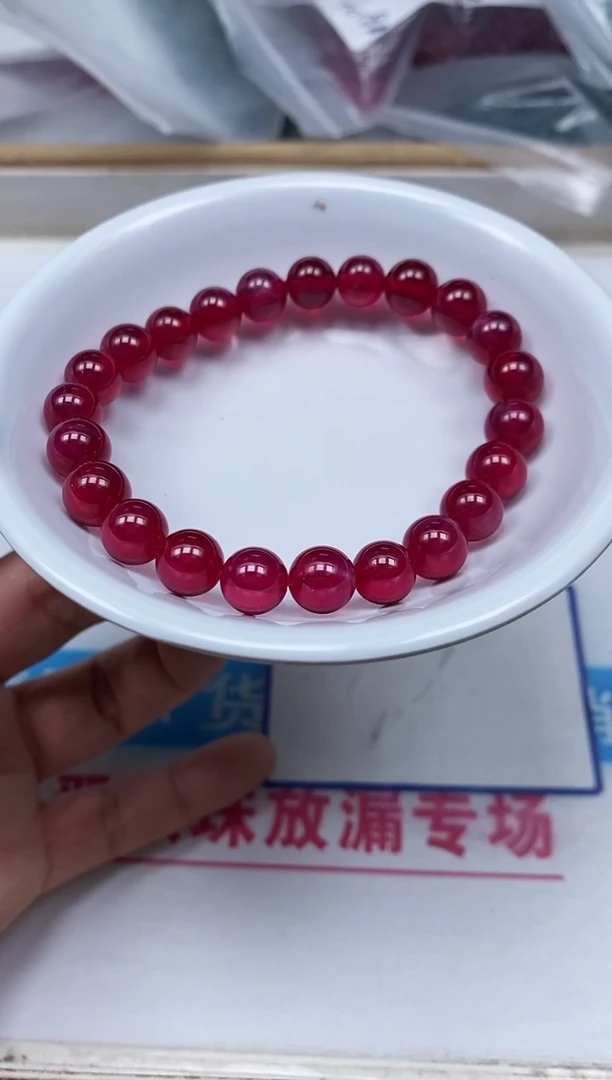 散珠未镶嵌红宝石B2150 红宝石8mm2个16.8元